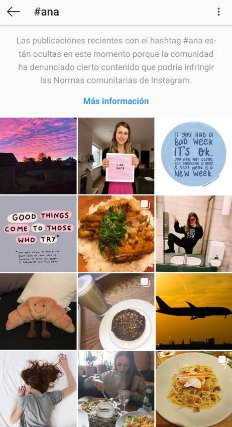 hashtags instagram prohibidos