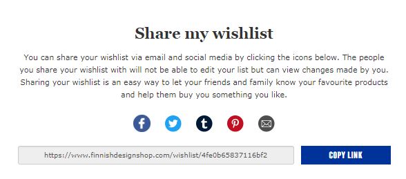 Para que sirve una wish list