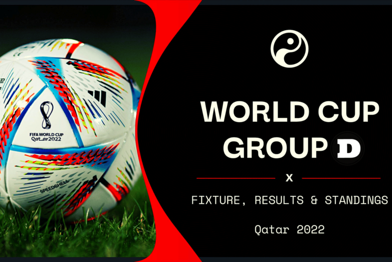 Group D fixtures, results & standings